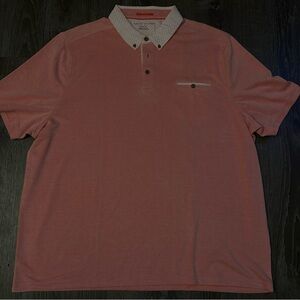 Age Of Wisdom Polo Shirt Contrasting Collar Men’s XXL Short Sleeve Modal Blend